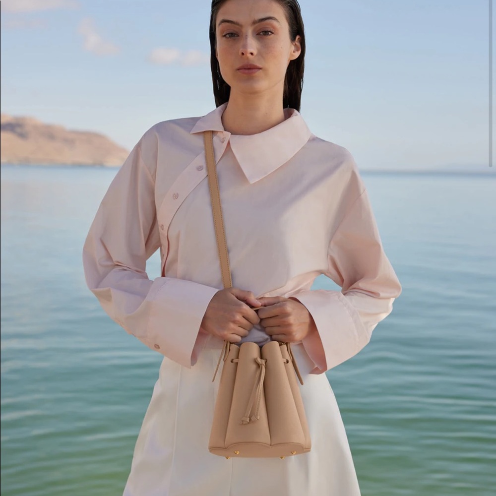 Polene Beige Crossbody Bag